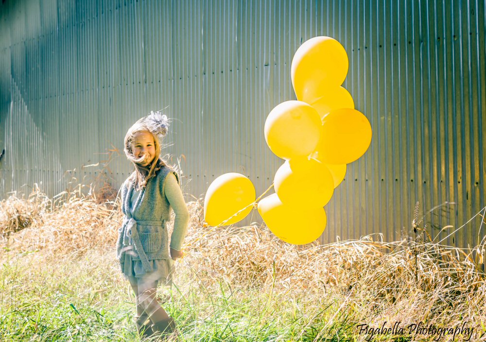 Child with Balloons Photography